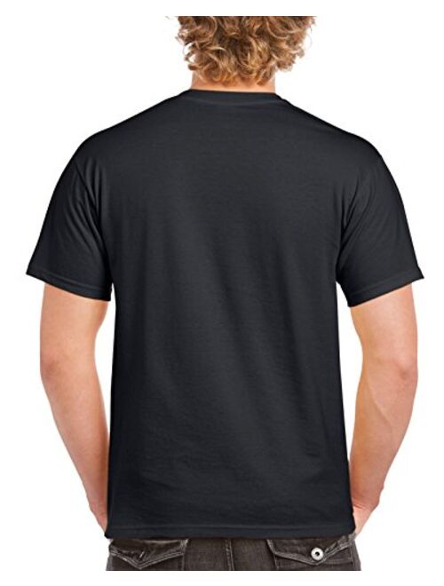 Gildan Men's G2000 Ultra Cotton Solid Short Sleeve Adult T-Shirt, 2-Pack