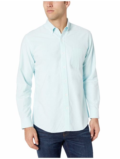 Amazon Essentials Men's Regular-Fit Long-Sleeve Pocket Oxford Shirt