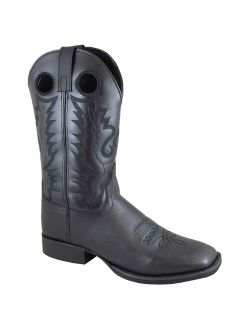 Smoky Mountain Men's 11" Outlaw Black Leather Western Boots 4056