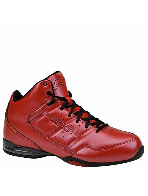And1 Basketball Sneakers Master Mid Varsity Red/Black D1060MRRB And 1