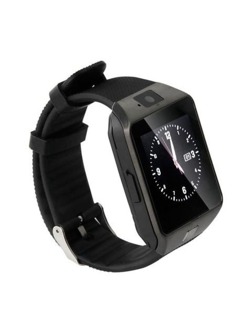 Amazingforless Black Bluetooth Smart Wrist Watch Phone mate for Android Samsung HTC LG Touch Screen with Camera