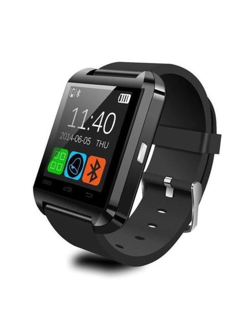 Amazingforless Black Bluetooth Smart Wrist Watch Phone mate for Android Samsung HTC LG Touch Screen
