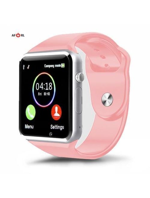 Amazingforless Premium Pink - A1 Bluetooth Smart Wrist Watch Phone mate for Android Samsung HTC LG Touch Screen with Camera