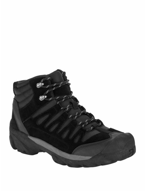 Ozark Trail Men's Black Leather Bump Toe Hiking Boot