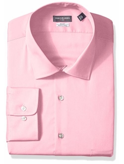Men's BIG FIT Flex Collar Solid Long Sleeve Dress Shirts (Big and Tall)
