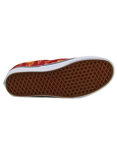 Vans Classic Slip-On Mars Red/Pizza Ankle-High Canvas Skateboarding Shoe - 10.5M / 9M