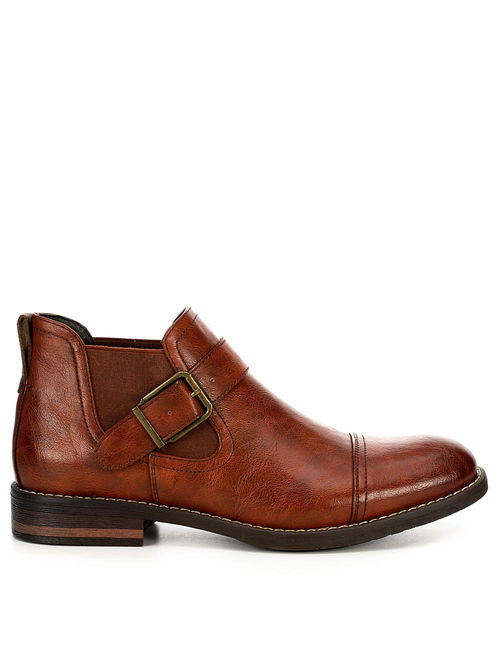 Day Five Mens Slip On Chelsea Ankle Boot Shoes