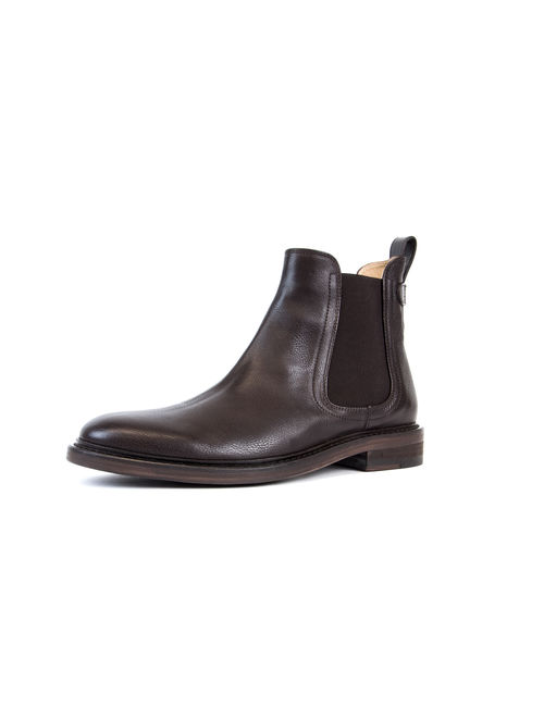 George Brown Bilt Men's Leather Fulton Chelsea Boots Sz 8.5 Bark