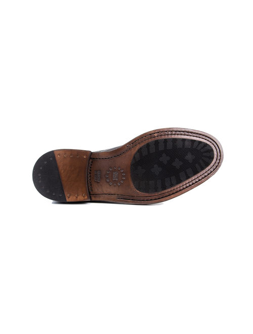 George Brown Bilt Men's Leather Fulton Chelsea Boots Sz 8.5 Bark