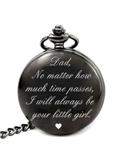 Dad Gifts for Fathers Day Birthday Gifts, Dad No Matter How Much Times Passes I Will Always Be Your Little Girl