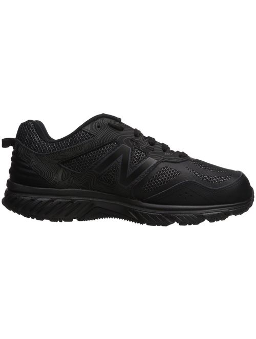 New Balance Men's 510v4 Cushioning Trail Running Shoe, Black, 10.5 4E US