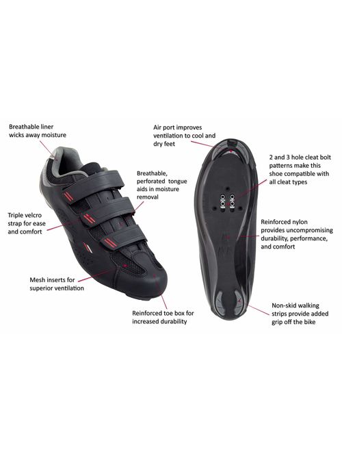 tommaso Strada 100 Road Touring Cycling Spinning Shoe