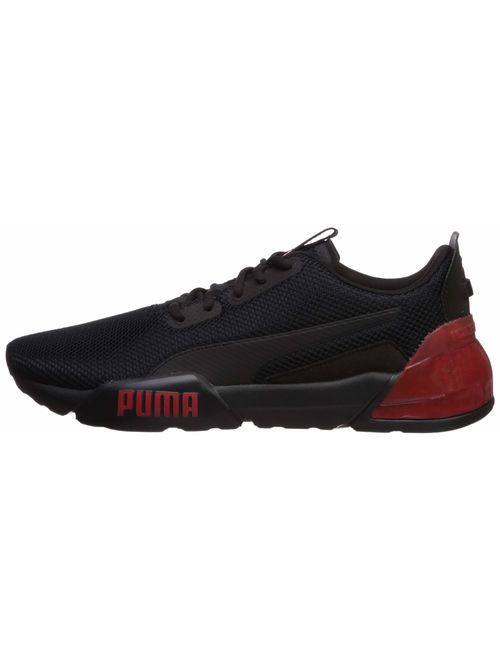 PUMA Mesh Lace Up Round Toe Cell Phase Sneaker