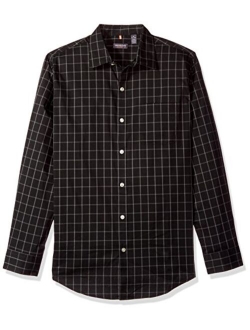 Men's Traveler Stretch Long Sleeve Button Down Black/Khaki/Grey Shirt