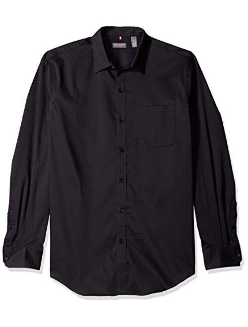 Van Heusen Men's Traveler Stretch Long Sleeve Button Down Black/Khaki/Grey Shirt