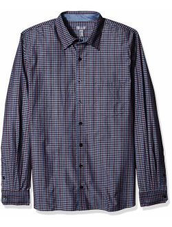 Men's Big and Tall Never Tuck Long Sleeve Shirt