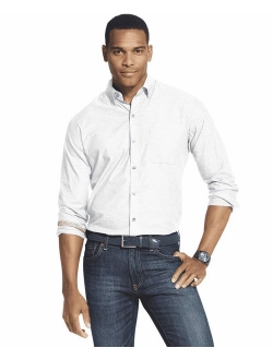 Men's Big and Tall Air Long Sleeve Button Down Shirt