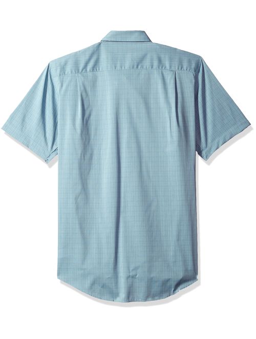 Van Heusen Men's Flex Short Sleeve Button Down Solid Shirt