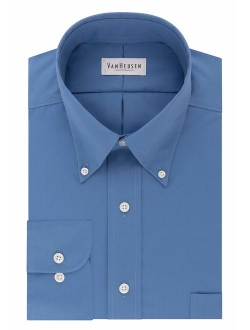 Men's Light Blue Dress Shirt Regular Fit Non Iron Solid