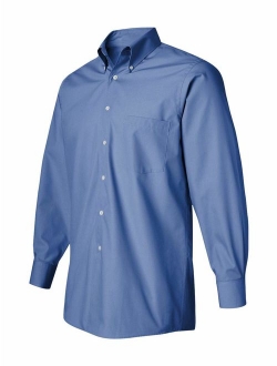Men's Dress Shirts Regular Fit Silky Poplin Solid