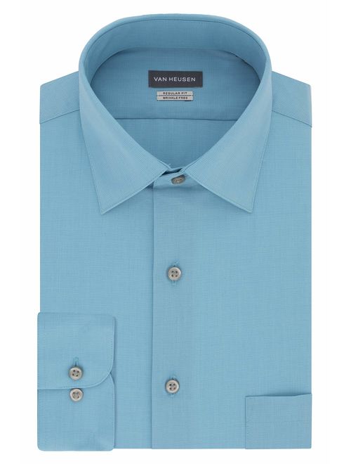 Van Heusen Men's Dress Shirt Regular Fit Solid