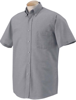 Men's Short-Sleeve Oxford Dress Shirt
