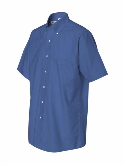 Men's Short-Sleeve Oxford Dress Shirt