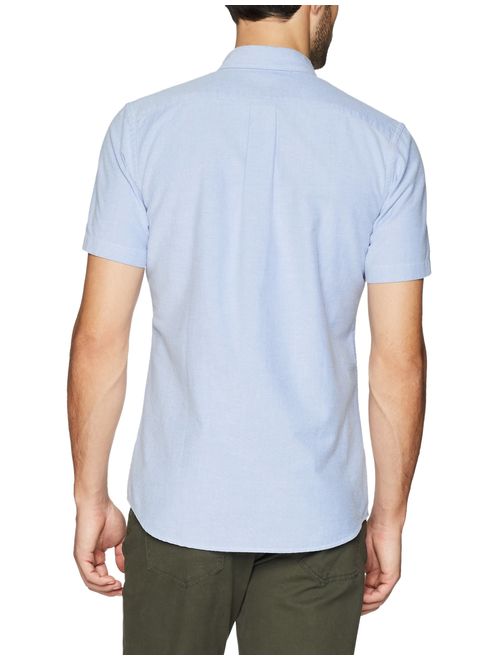 Amazon Brand - Goodthreads Men's Slim-Fit Short-Sleeve Solid Oxford Shirt