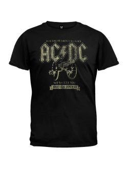 - Those About To Rock Distressed Soft Adult T-Shirt