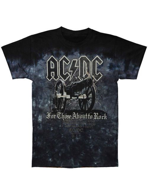 AC/DC Men's Cannon Tie Dye T-shirt Multi