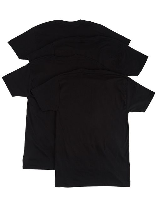 Hanes CST14 ComfortBlend Slim Fit Crew T-Shirts - 4 Pack