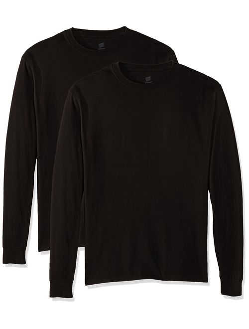 Hanes Men's ComfortSoft Long-Sleeve T-Shirt (Pack of 2)