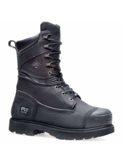 PRO 10In Gravel Pit Ins Waterproof Mens Black Leather Work Boots 12W 400G