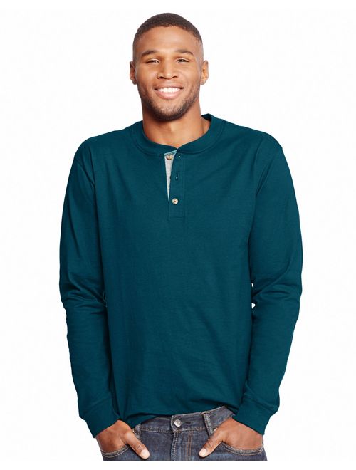 Hanes Men's Premium Beefy-T Long Sleeve T-Shirt, up to 3xl