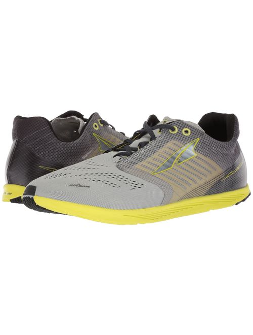 Altra Men's Vanish-R Lace-Up Zero Drop Athletic Running Shoes Gray/Lime (8.0M)