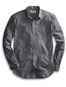 Amazon Brand - Goodthreads Men's Standard-Fit Long-Sleeve Double Pocket Work Shirt
