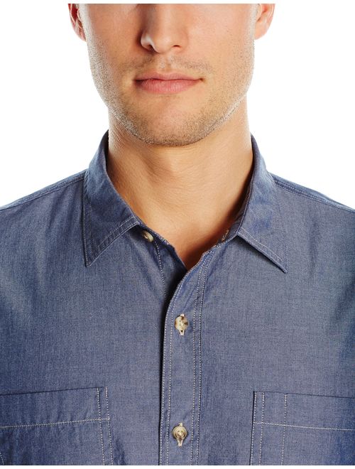 Amazon Brand - Goodthreads Men's Standard-Fit Long-Sleeve Double Pocket Work Shirt