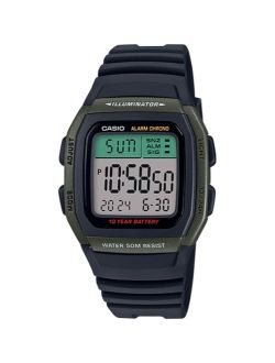 Men's Sport Digital Watch, Black/Green