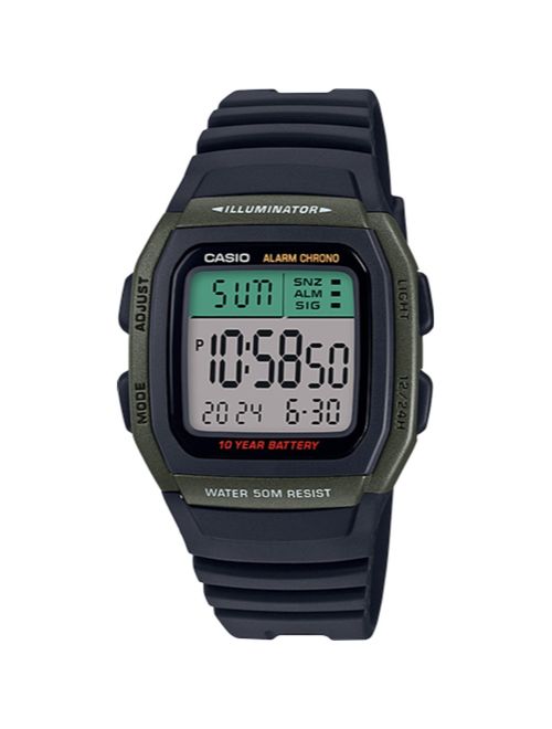 Casio Men's Sport Digital Watch, Black/Green