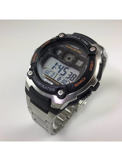 Casio Men's Sport World Time Alarm Watch AE2000WD-1AV