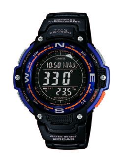 Men's Twin Sensor Compass Watch, Black