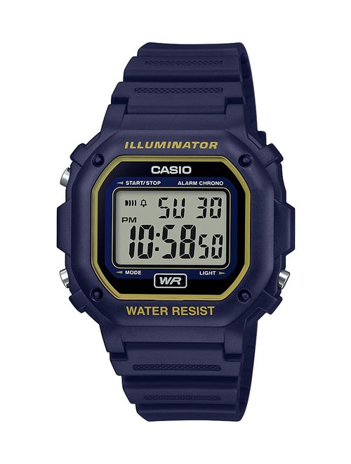 Casio Men's Illuminator Water Resistant Digital Watch - Blue