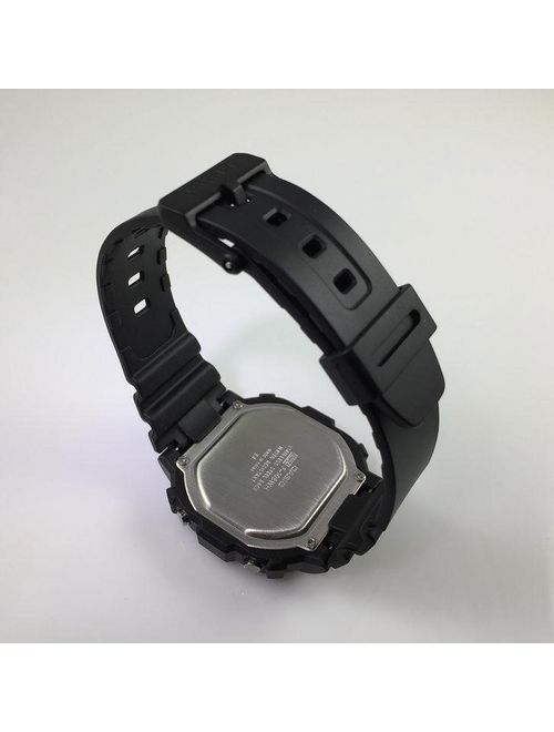 Casio Unisex Digital Watch, Black Resin Strap