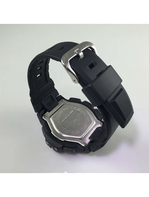 Casio Men's Pro Trek Solar Powered Triple-Sensor Watch with Black Resin Strap