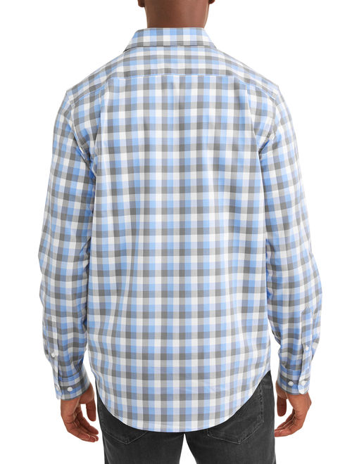 George Long Sleeve Poplin Shirt up to 5XL