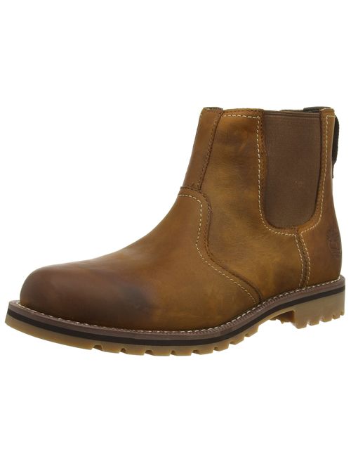 Timberland Men's Larchmont Brown Chelsea Boot (A13HZ) 11 M Us