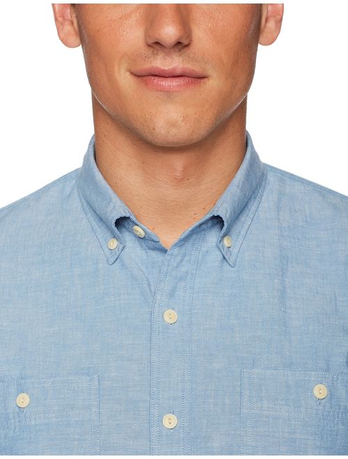 Amazon Brand - Goodthreads Men's Standard-Fit Long-Sleeve Chambray Shirt