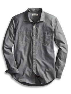 Amazon Brand - Goodthreads Men's Slim-Fit Long-Sleeve Double Pocket Work Shirt