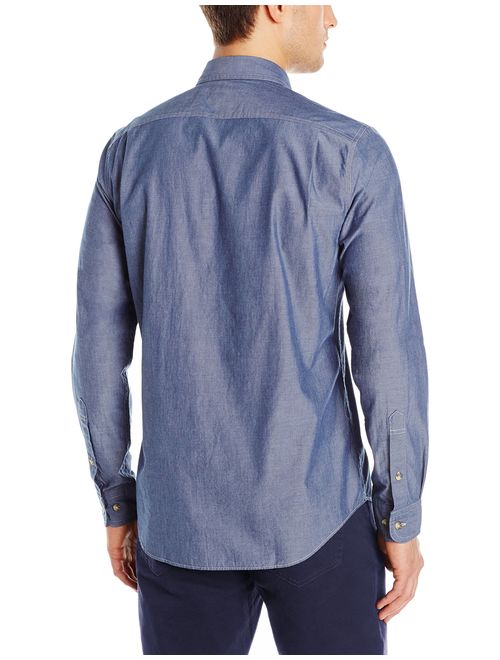 Amazon Brand - Goodthreads Men's Slim-Fit Long-Sleeve Double Pocket Work Shirt