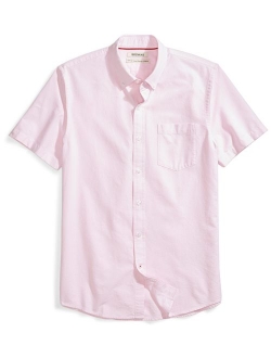 Amazon Brand - Goodthreads Men's Standard-Fit Short-Sleeve Solid Oxford Shirt